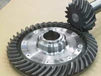 Conical helical gears